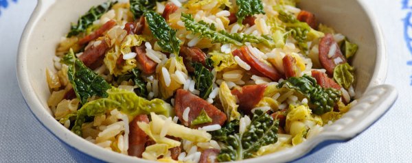 cabbage chorizo recipe