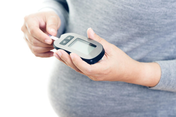 Diabetic pregnant woman