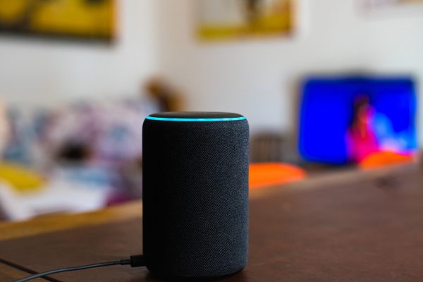 Amazon Alexa smart assistant device connected at home
