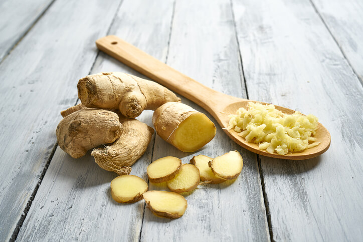 ginger clove with some chopped ginger slices, ginger helps to boost breast milk supply in women