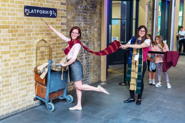 Film location of Harry Potter at Kings Cross station