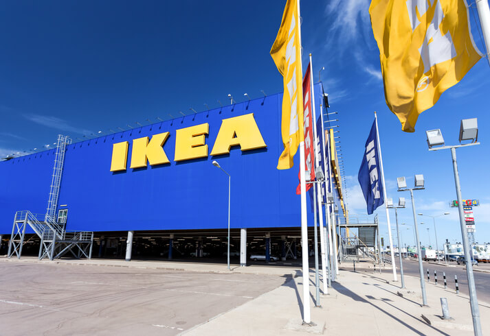 IKEA Samara Store. IKEA is the world's largest furniture retailer and sells ready to assemble furniture