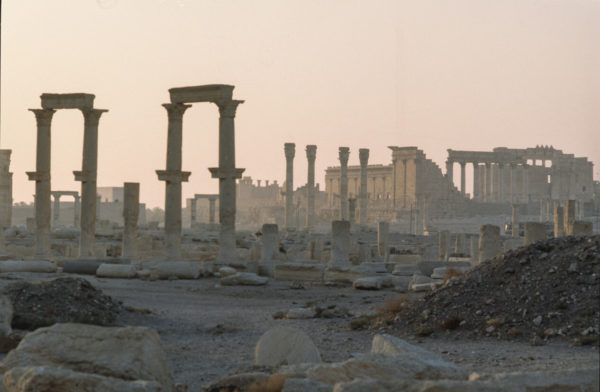 Palmyra, or Tadmor is an old Syrian city,in which temple of Bel was recently destroyed.